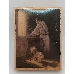 Stampabilities Destiny Father Jesus Shadow of Cross Religious Rubber Stamp